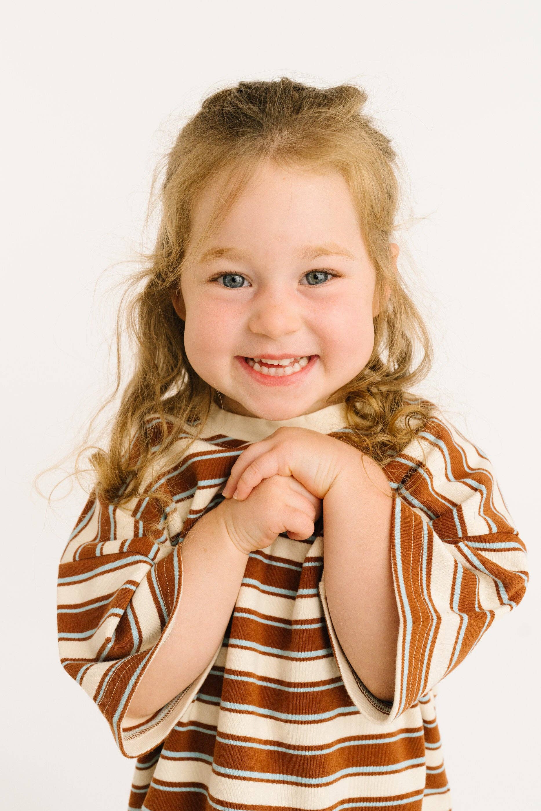 Toffee Stripe Slouchy Set