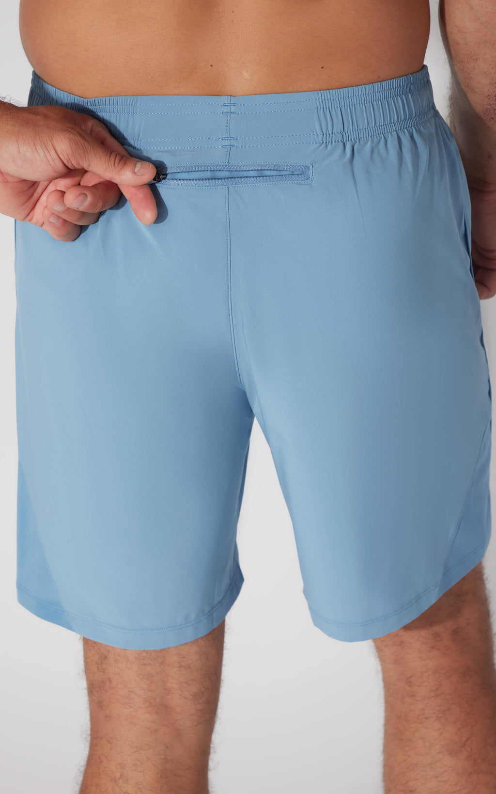 Men's Woven Daily Short with Back Zip Pocket
