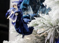 Navy Blue Peacock Ornament