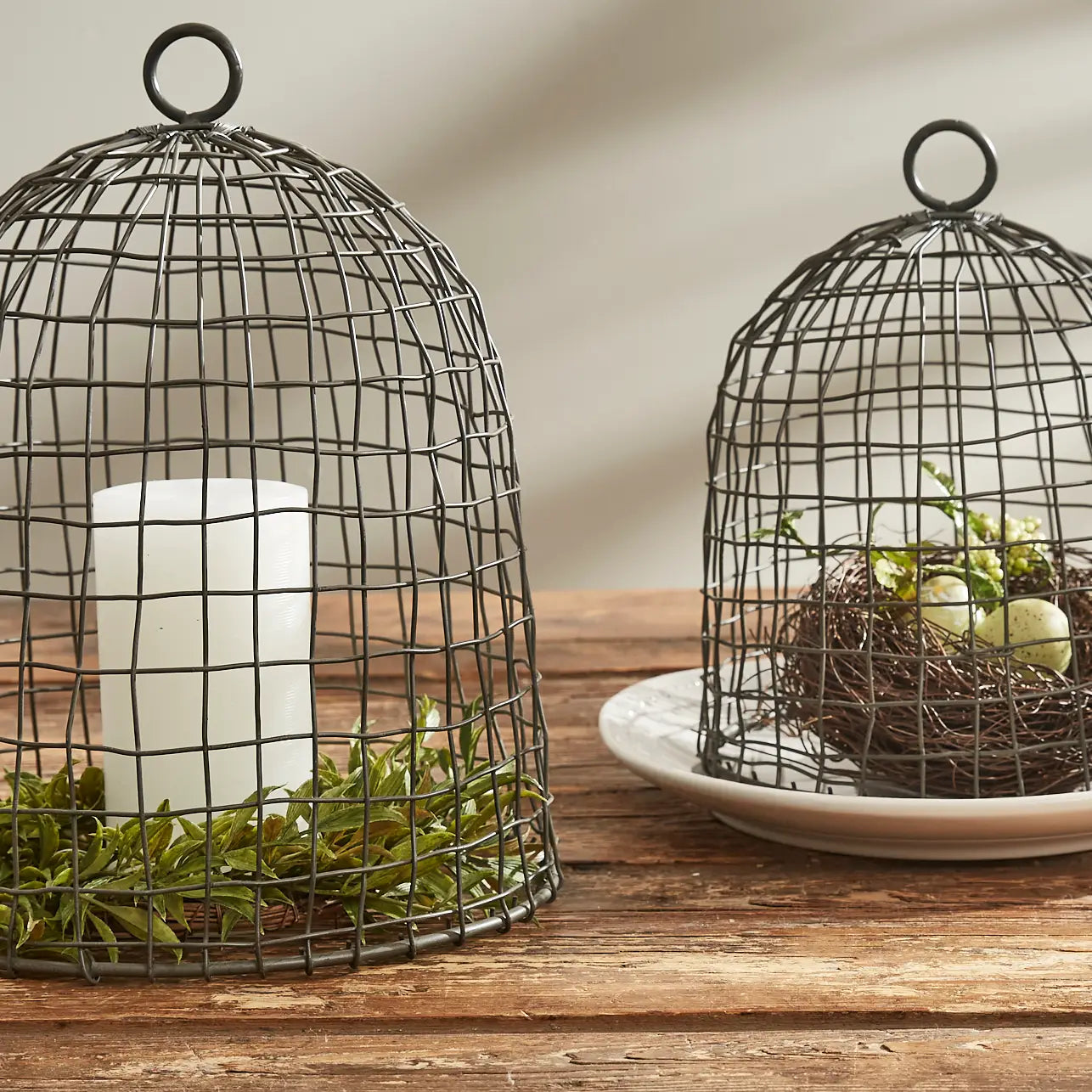 Wire Bell Cloches - Set of 2