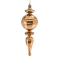 Mercury Finish Rounded Plastic Finial 7.5" - Light Copper