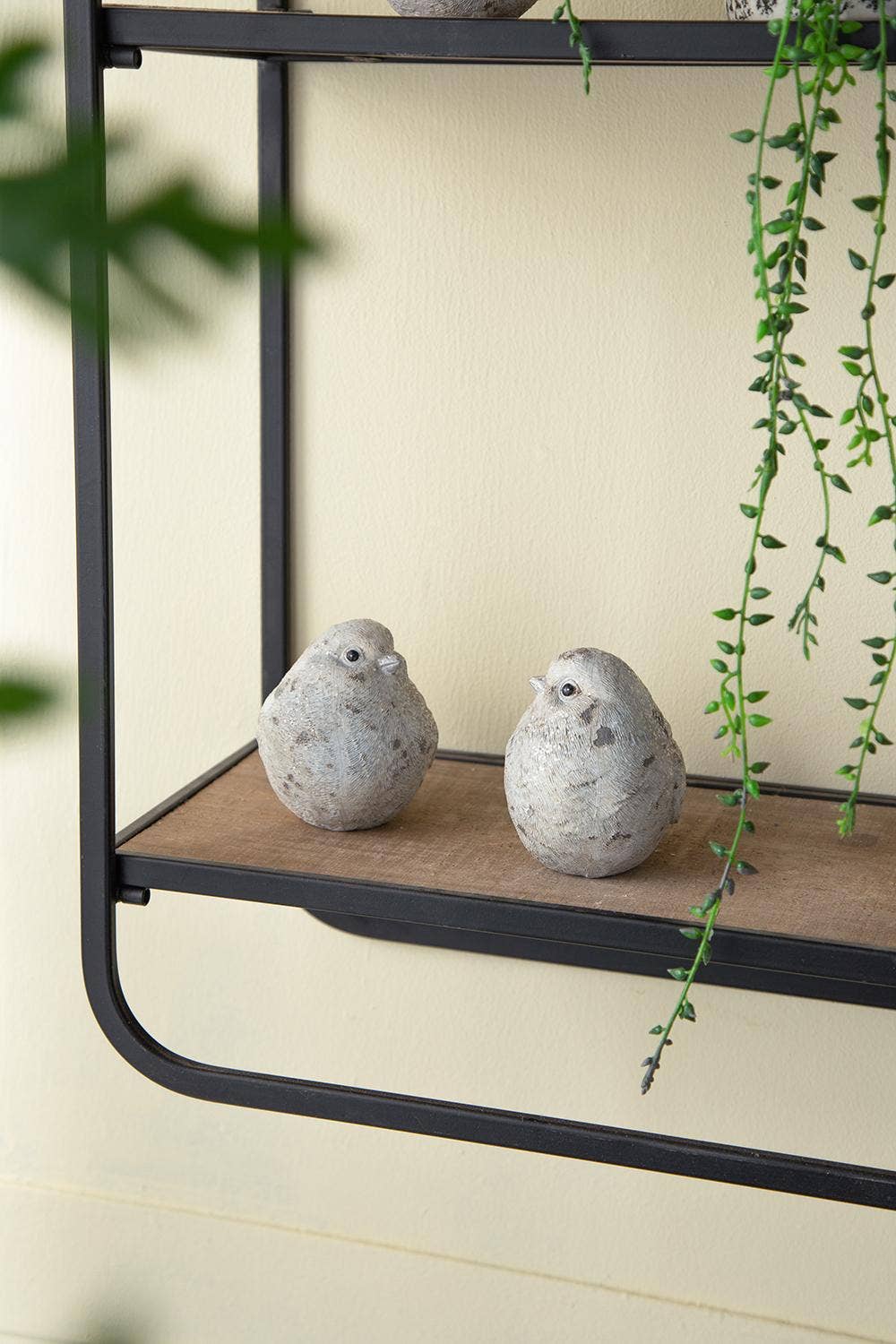 S/4 4.7x2.7x4"H Resin Sparkly Snow Bird 16S/CTN