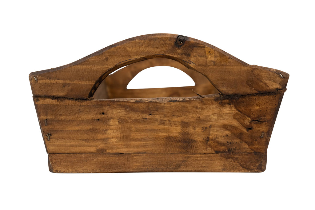 Kerrville Farmhouse Wood Tray W/ Handles-9x20x7 inches-NEW