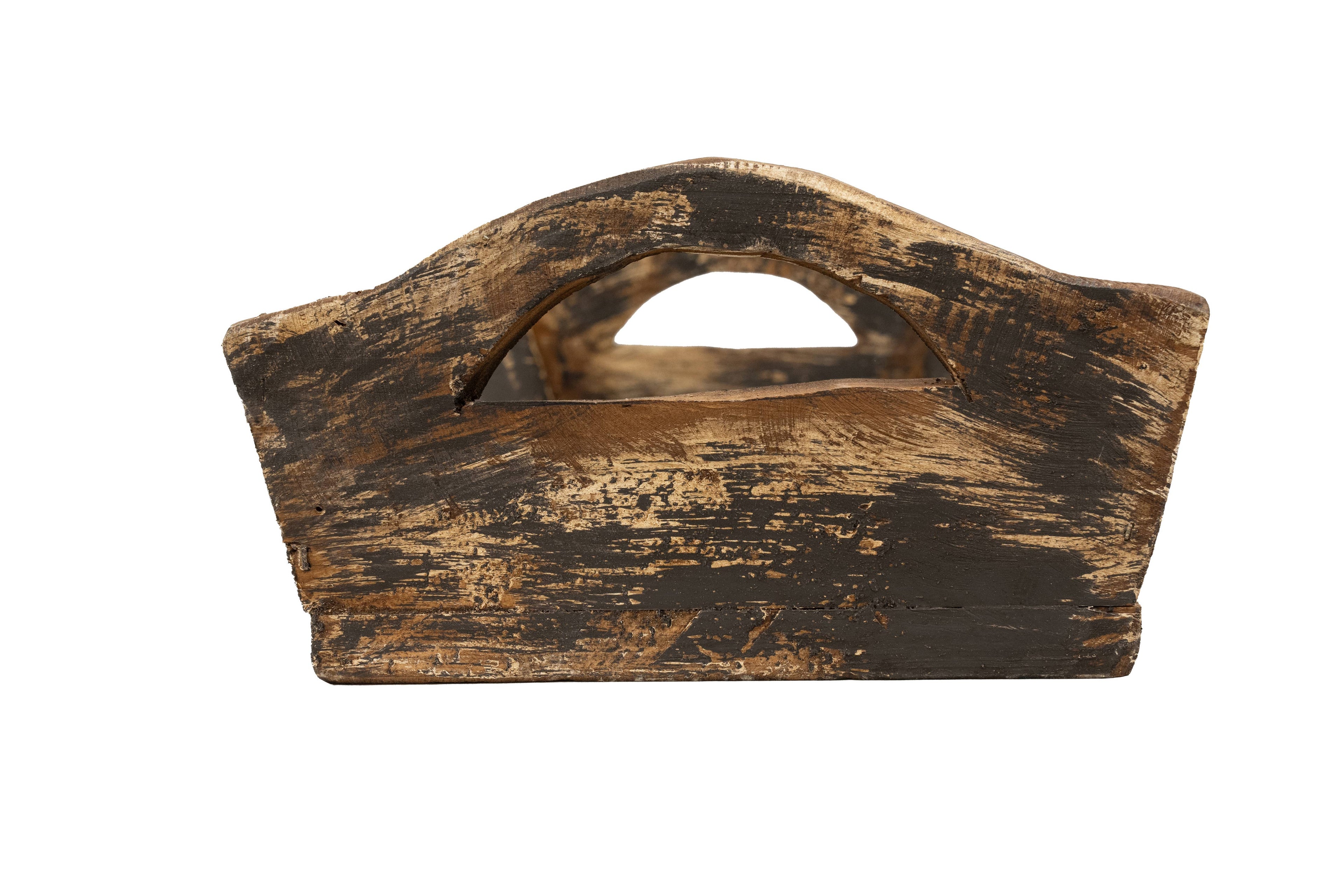 Kerrville Farmhouse Wood Tray W/ Handles-9x20x7 inches-NEW