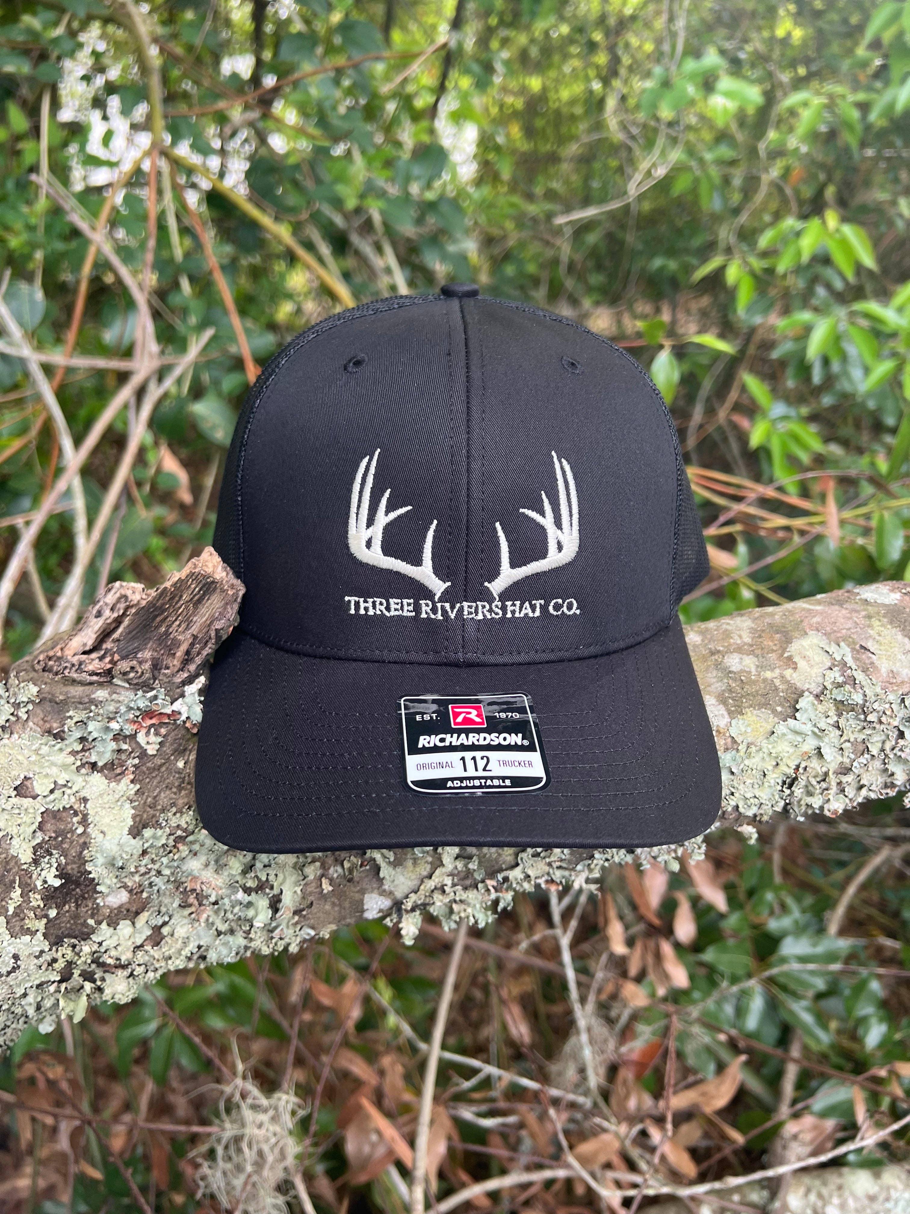 Classic Whitetail Rack - Trucker Snapback Hat - Richardson 112