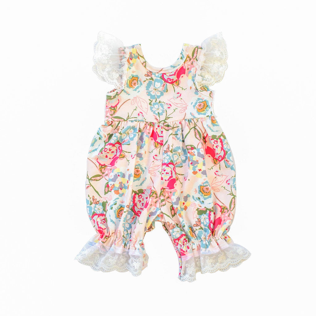 Haute Baby Mums & Roses Infant & Toddler's Bubble Romper