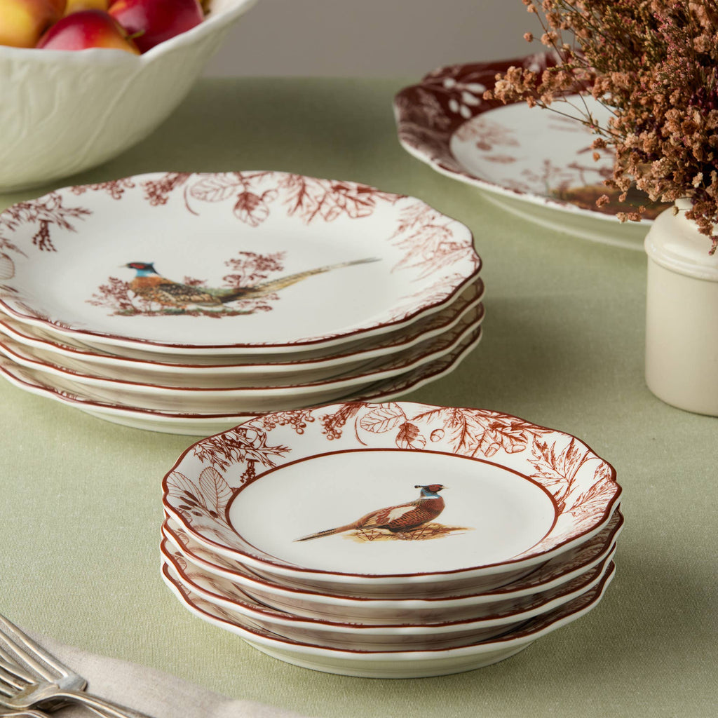 Pheasant Grove Salad Plate 8.5" 4 asst