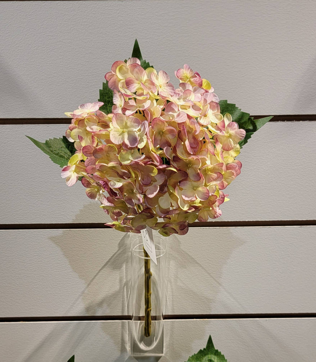 Hydrangea Stem 18" Cream/Lavender