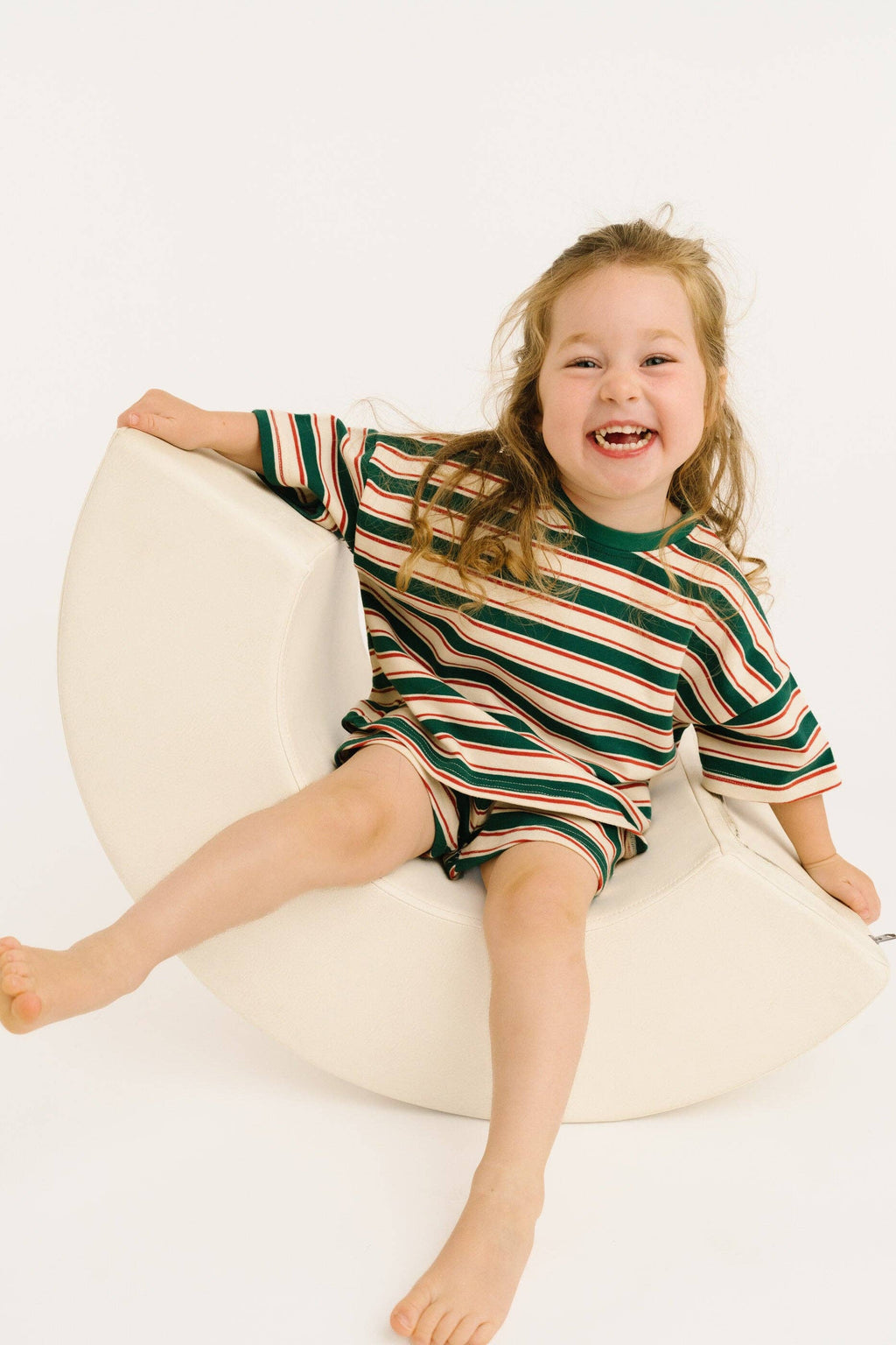 Forest Stripe Slouchy Set