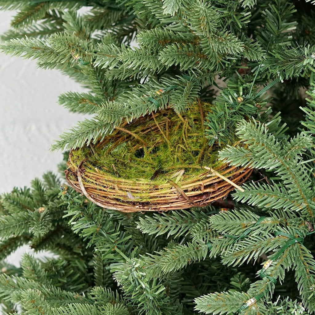M30926- 6nD Twiggy Bird Nest-Moss