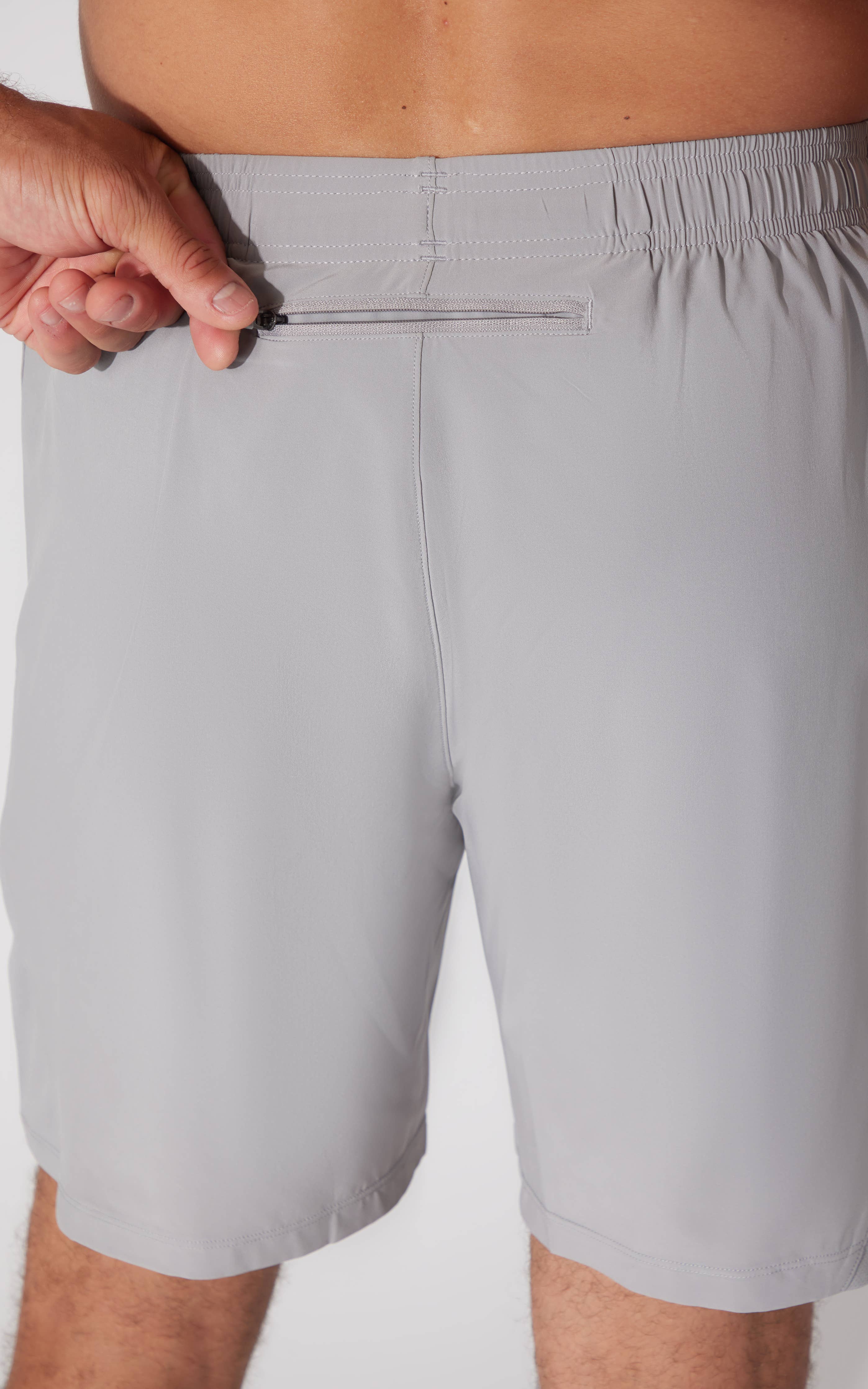 Men's Woven Daily Short with Back Zip Pocket