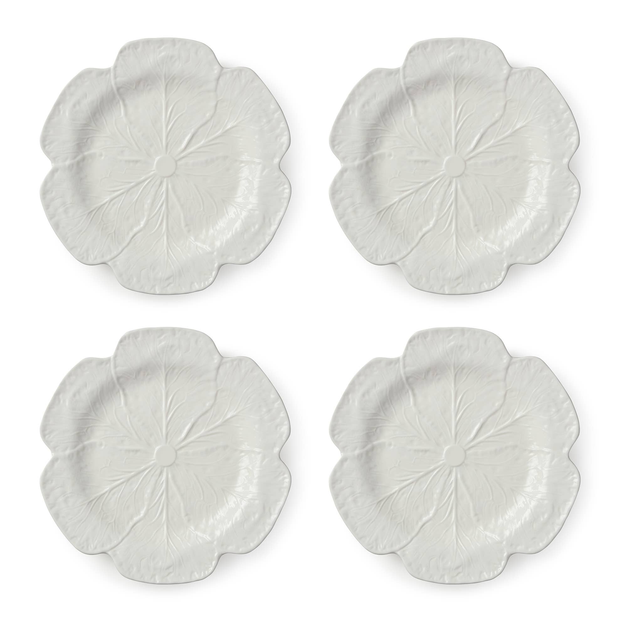 Le Jardin White Cabbage 3-D Dinner Plate 11 in