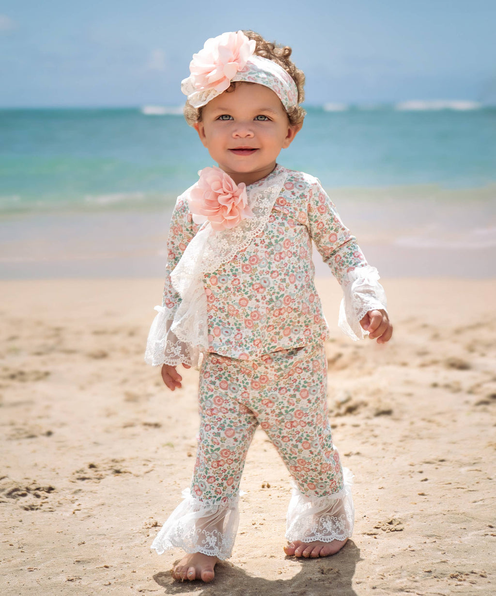 Haute Baby Gabrielle's Garden Headband for Infants & Toddler