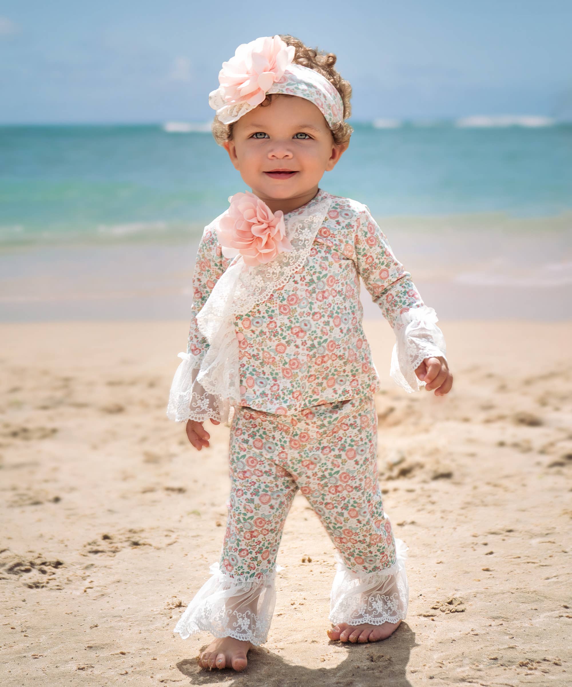 Haute Baby Gabrielle's Garden Headband for Infants & Toddler