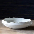 Gilded Organic Edge Shallow Bowl