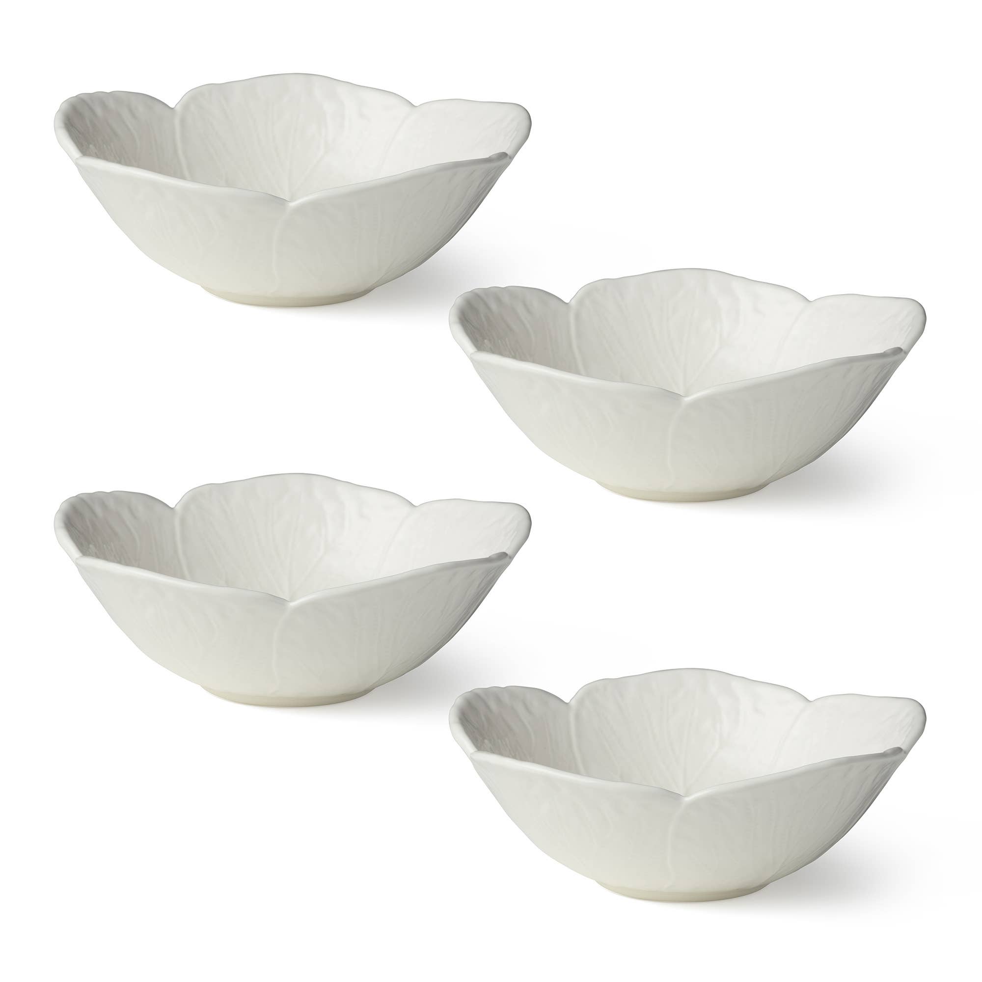 Le Jardin White Cabbage 3-D Cereal Bowl 8 in