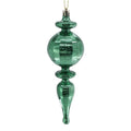 Mercury Finish Rounded Plastic Finial 7.5" - Basil