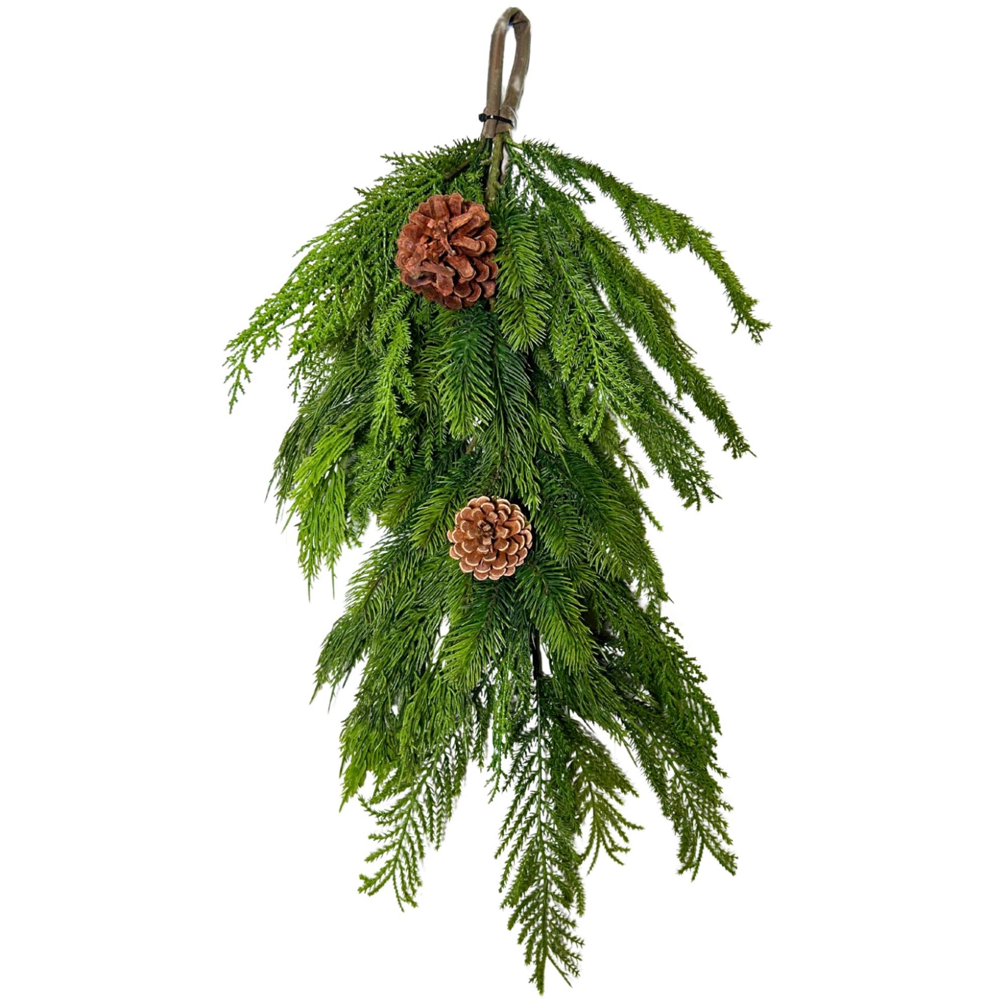 Mixed Christmas Cypress Drop 28"