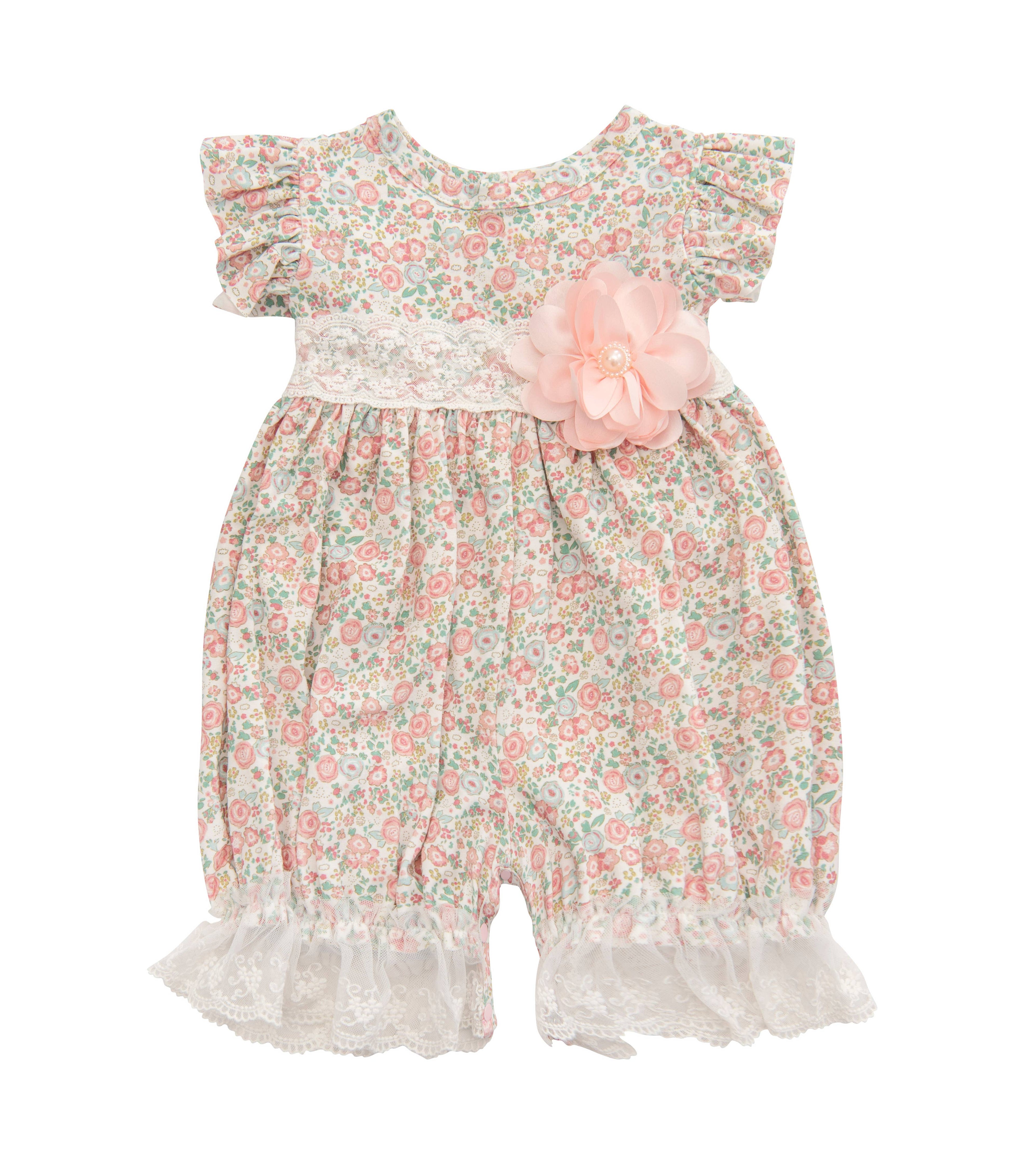 Haute Baby Gabrielle's Garden Bubble Romper forToddlers