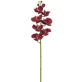 30" Real Touch Phalaenopsis Orchid Spray With 8 Flowers Plum