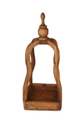 Concord Farmhouse Wood Lantern-Home Decor-10x10x24 in.-Large