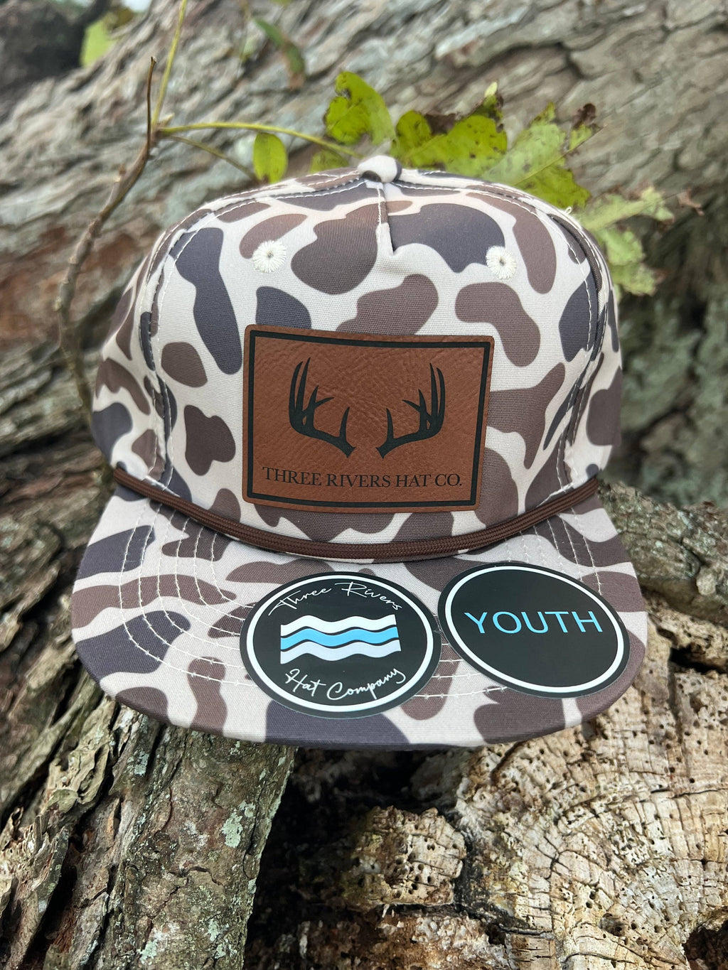KIDS - Deer Horns - Camo Rope Hat