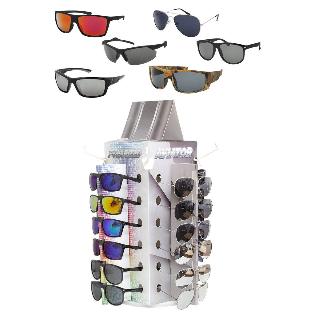 Sunglass Counter Display 4 Theme Camo Sport Aviator Polarize