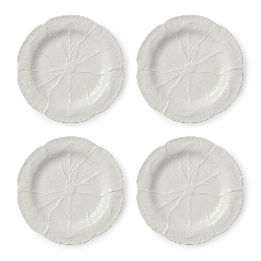 Le Jardin White Cabbage 3-D Salad Plate 9 in