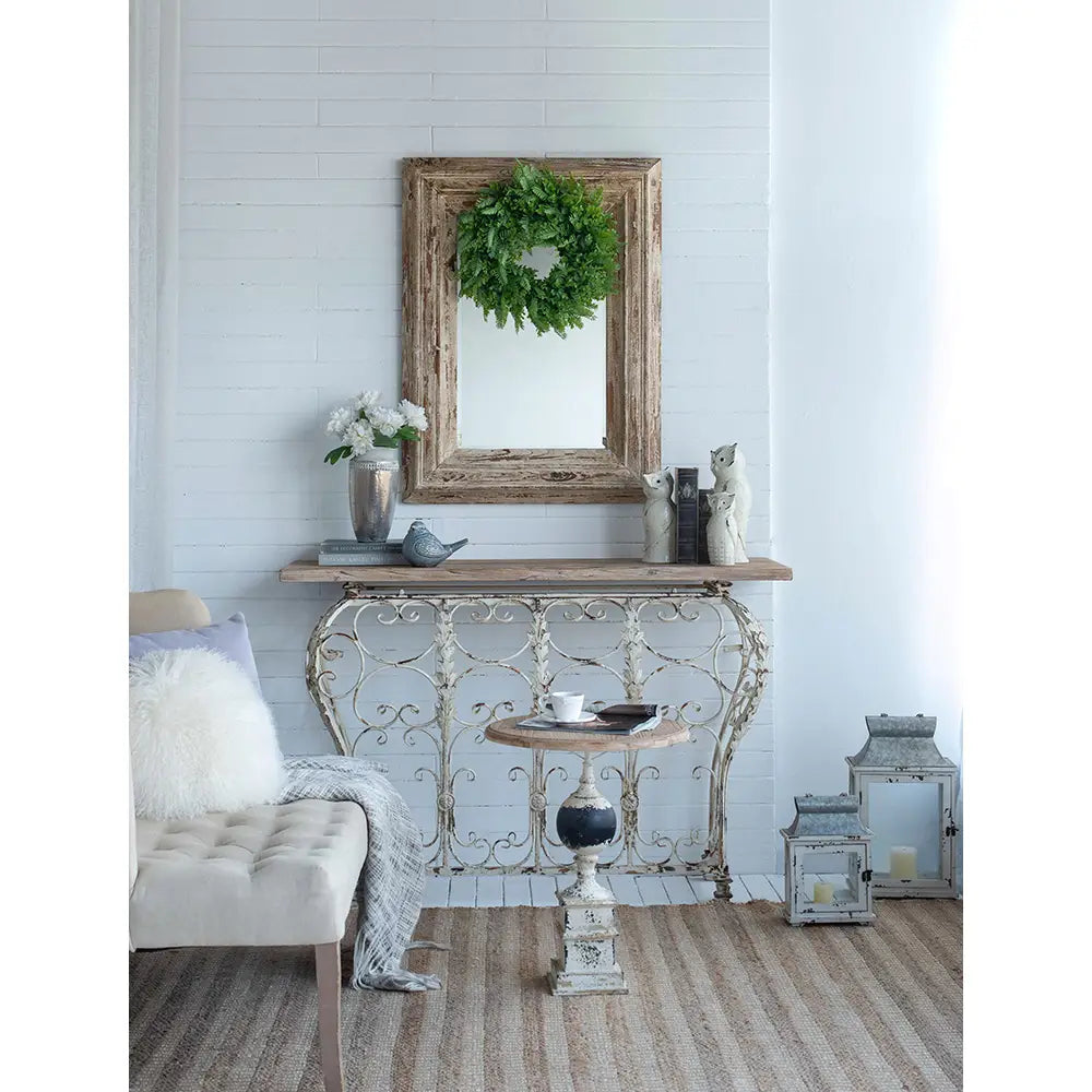 20x4x20" Greenery Wreath - Green