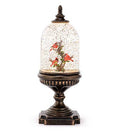 LED Snow Globe, 3 Red Cardinals  Item # 52734