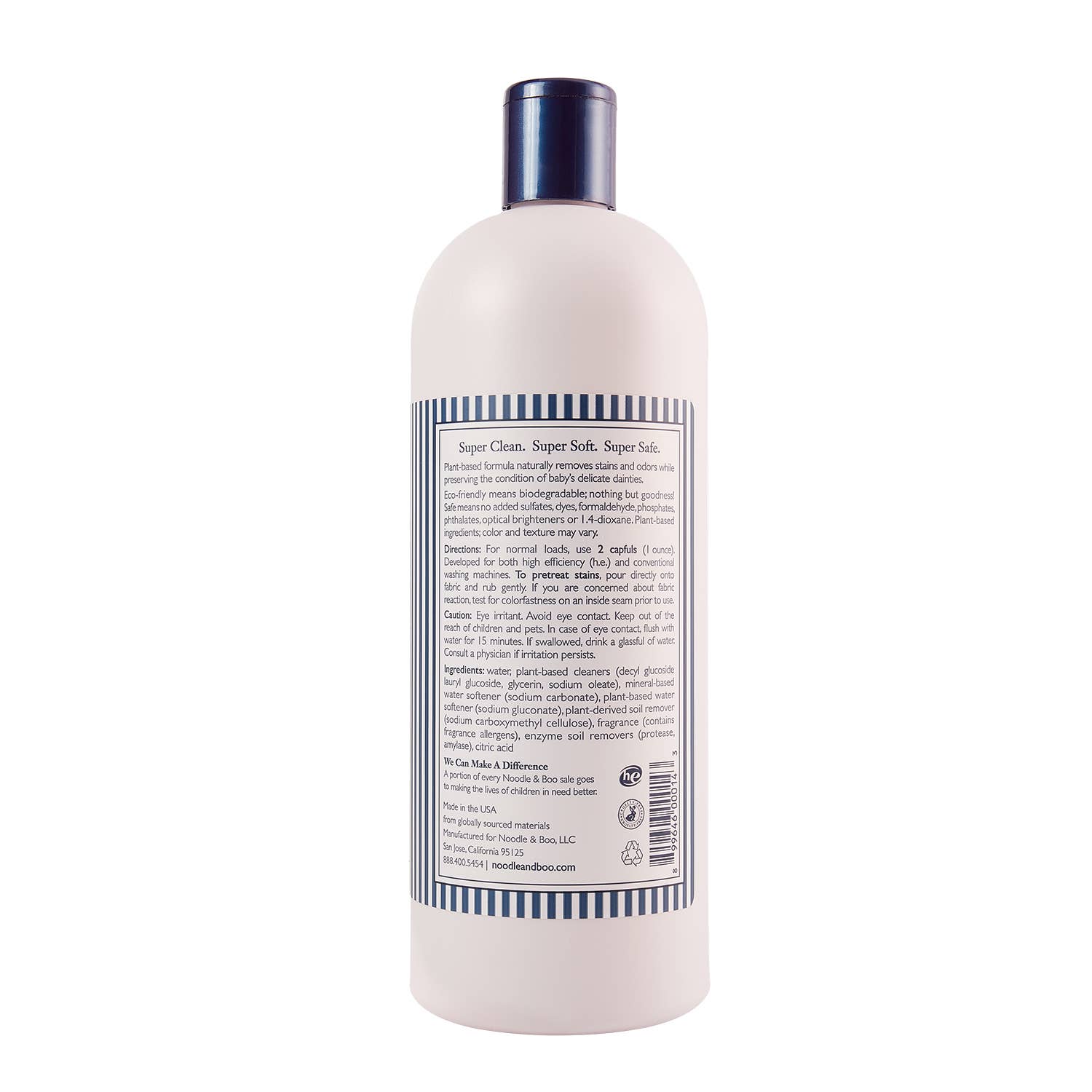 Ultra-Safe Baby Laundry Detergent, Crème Douce, 32 oz