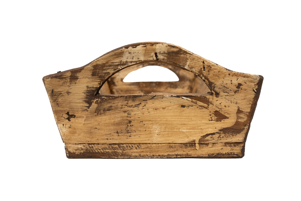 Kerrville Farmhouse Wood Tray W/ Handles-9x20x7 inches-NEW