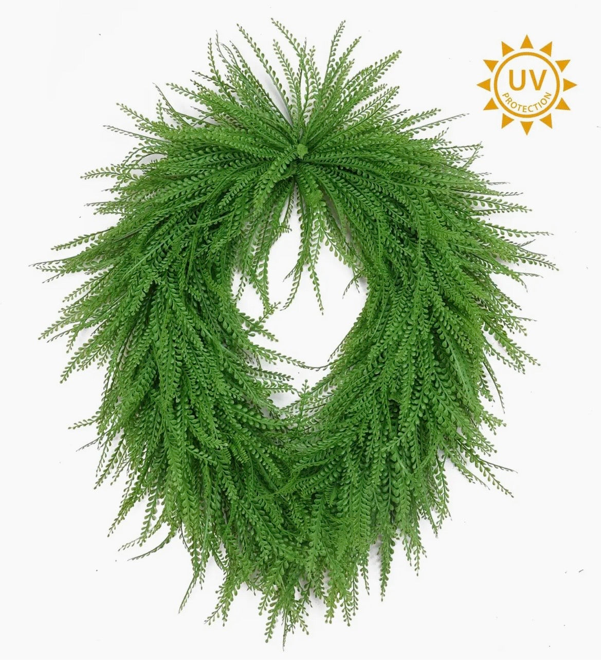 Artificial Bead Grass Wreath
