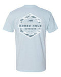 Short Sleeve - Redfish Hex - Lt Blue
