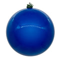 Vickerman 6" Blue Pearl UV Drilled Ball Ornament, 4 per bag.