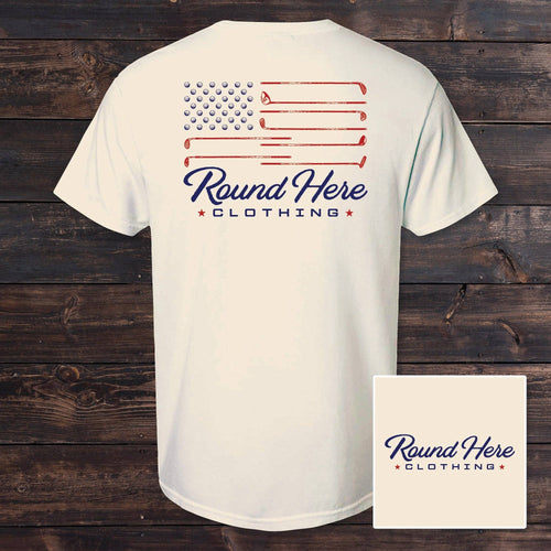 'Round Here Clothing Golf Flag