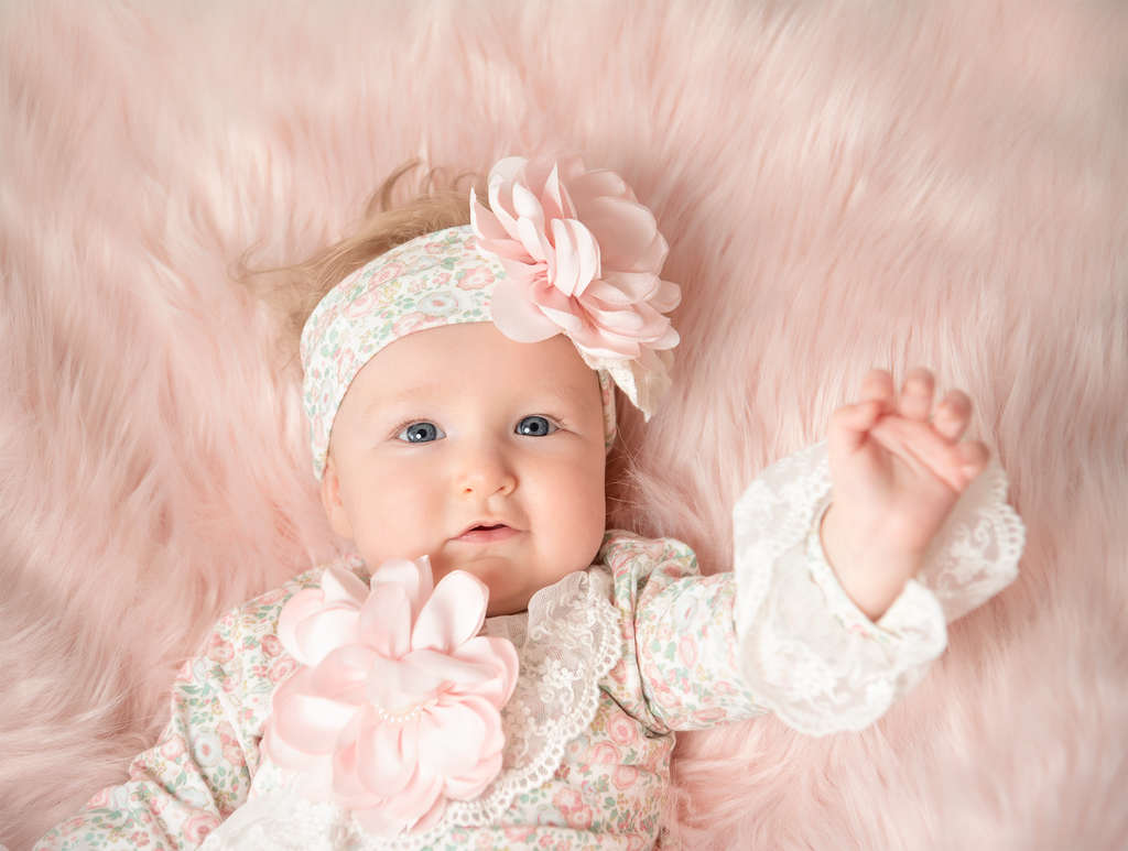 Haute Baby Gabrielle's Garden Headband for Infants & Toddler