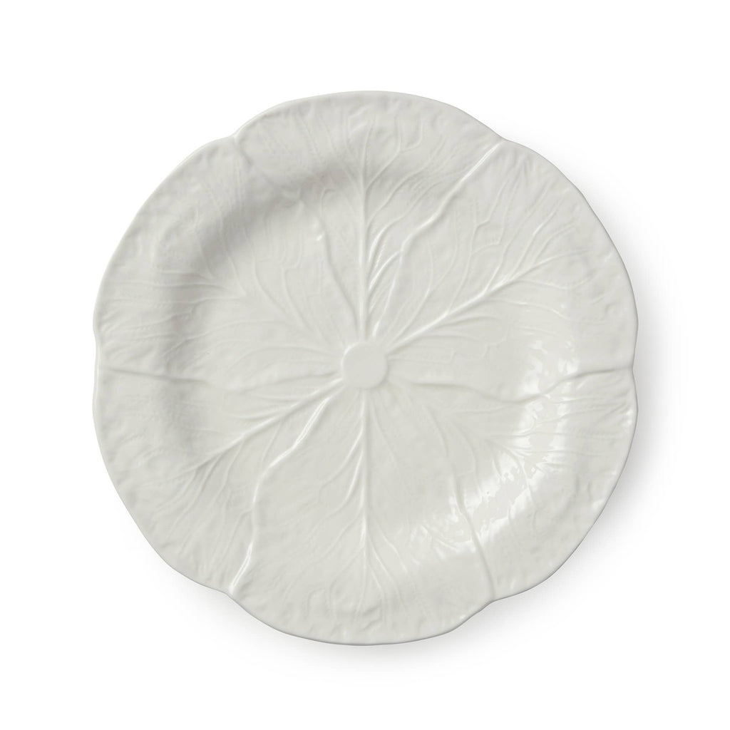 Le Jardin White Cabbage 3-D Salad Plate 9 in
