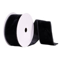 Vickerman 2.5" x 10 Yards Black Velvet Ribbon