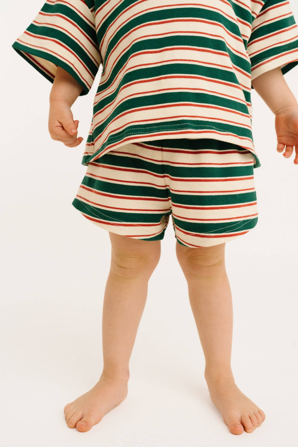 Forest Stripe Slouchy Set