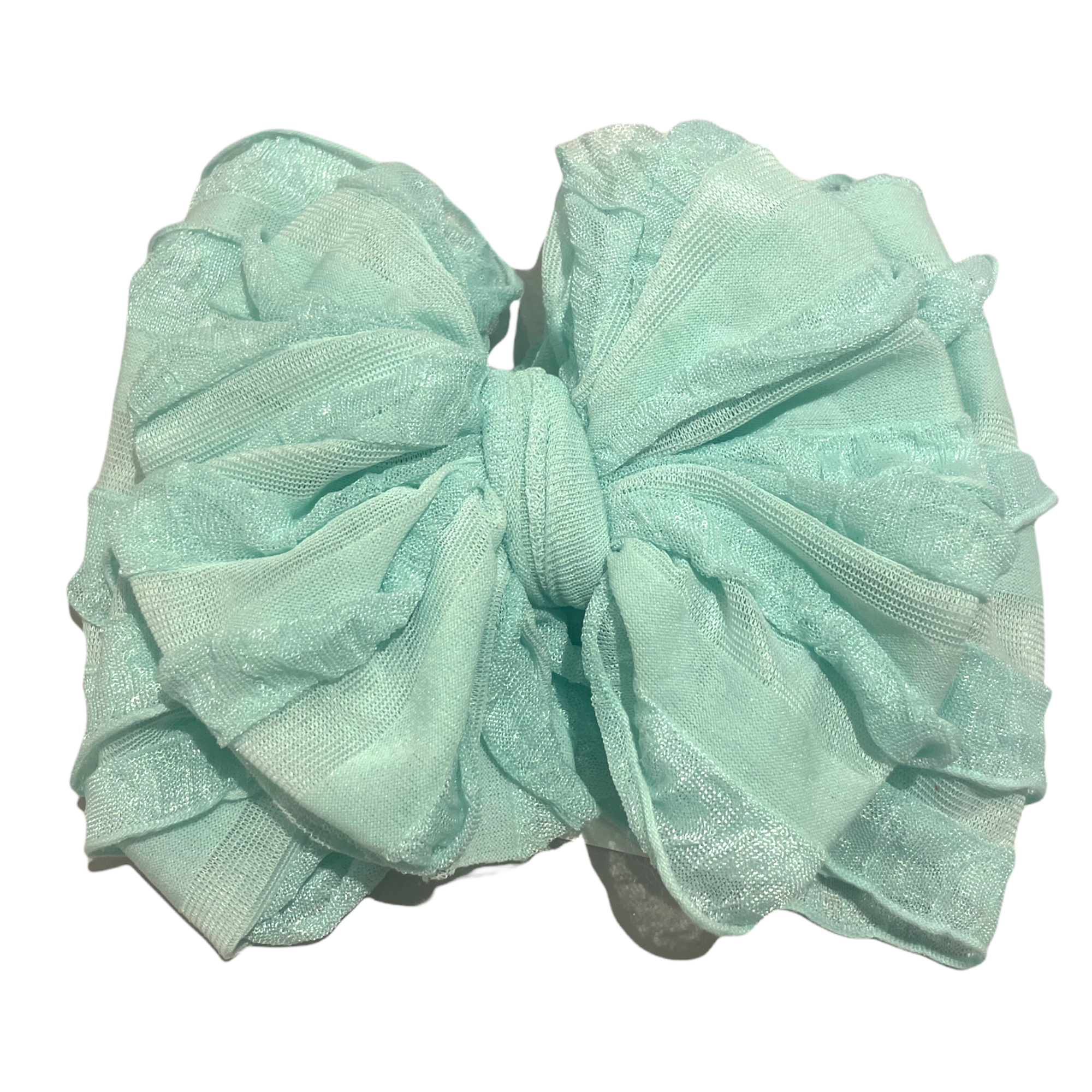 Seafoam Ruffled Headband
