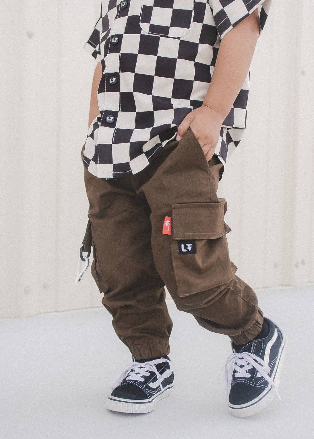 Checker Button-Up