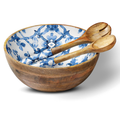 Blue Watercolor 12" Decorative Bowl Item 1-11