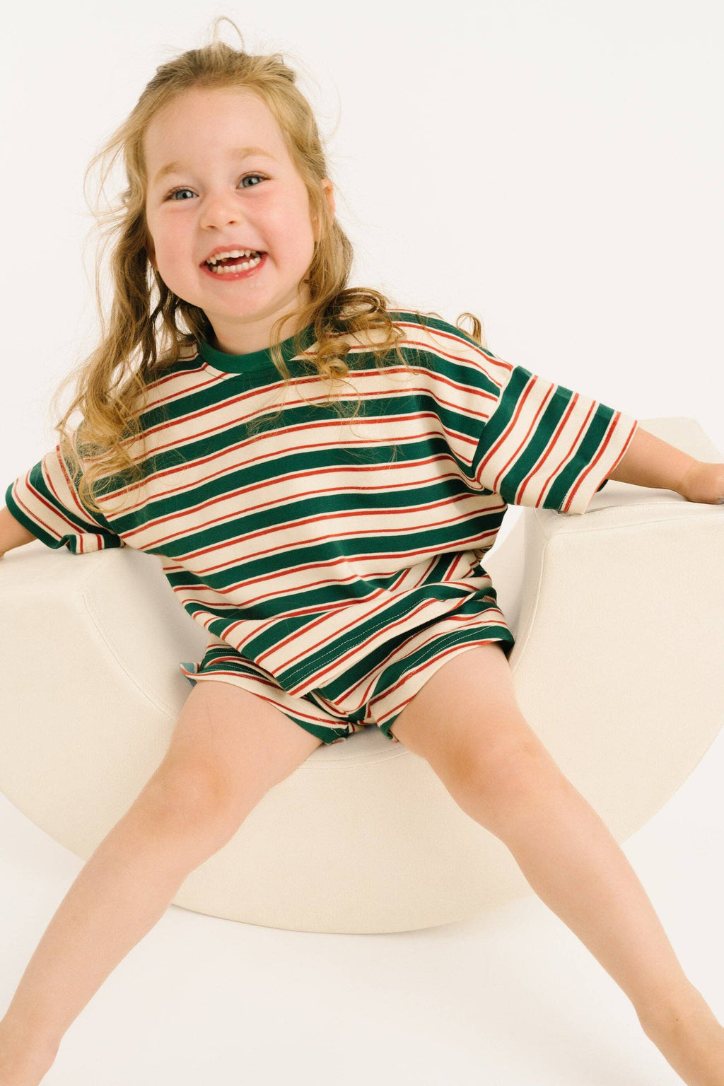 Forest Stripe Slouchy Set