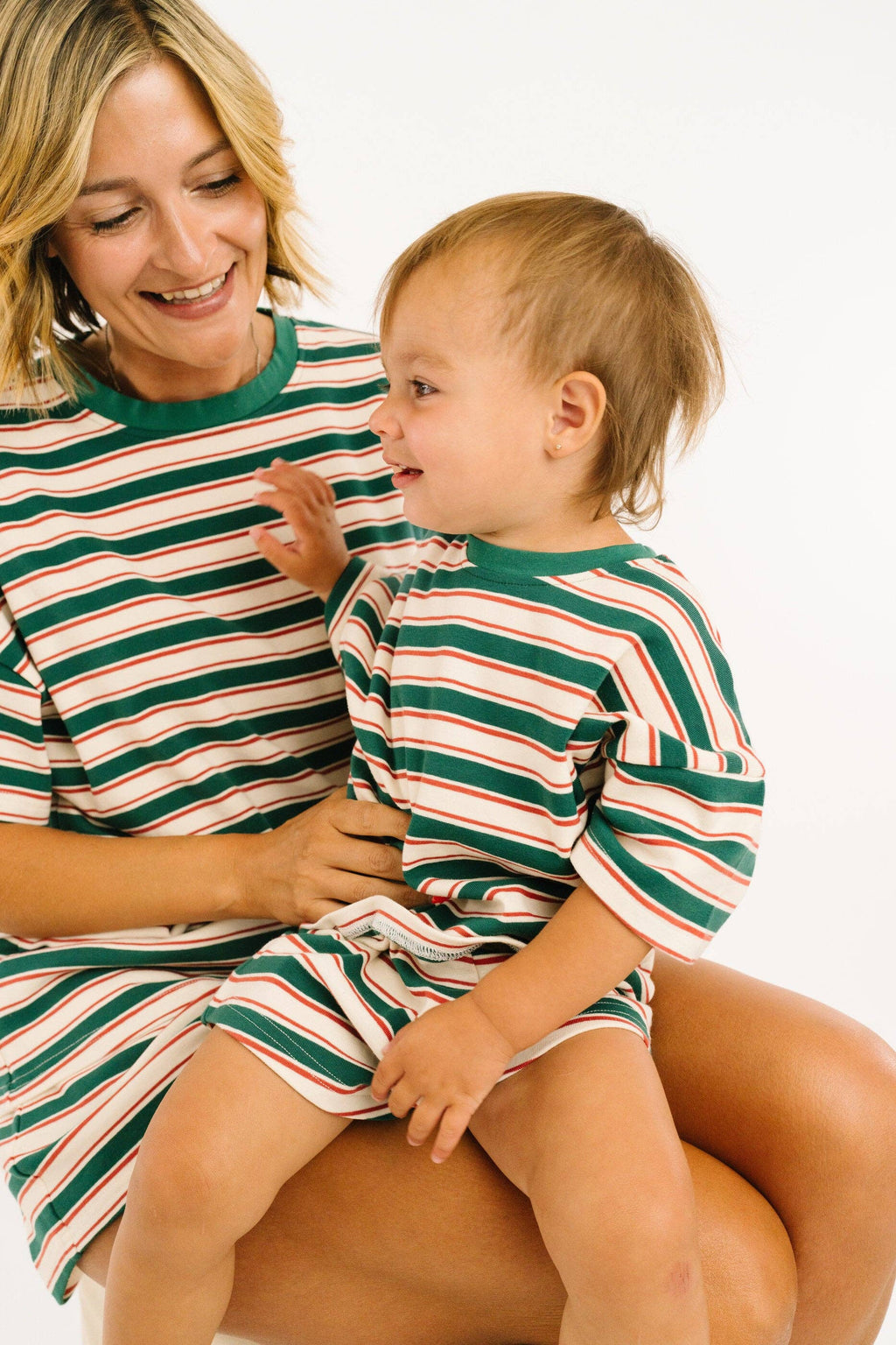 Forest Stripe Slouchy Set