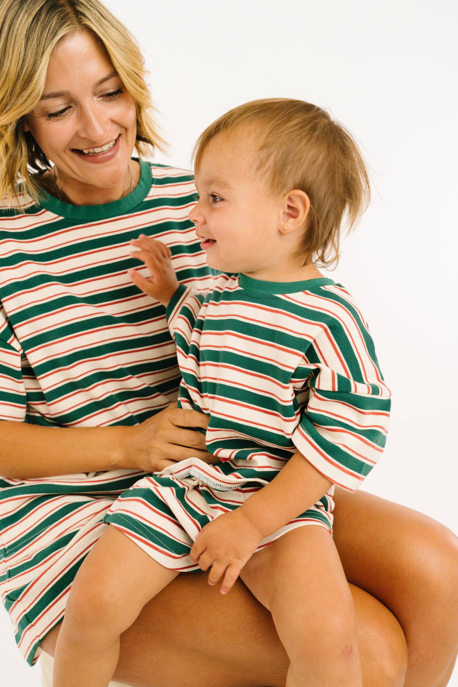 Forest Stripe Slouchy Set