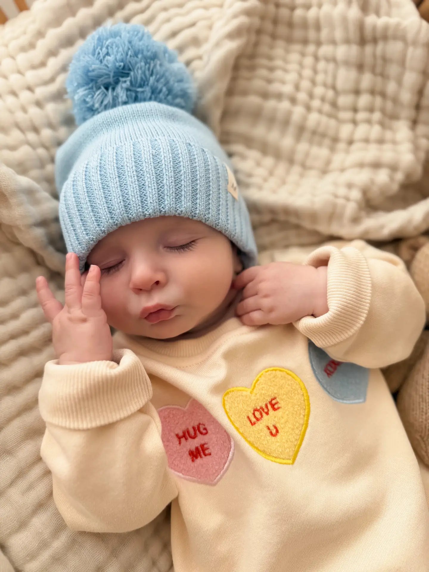Candy Hearts Bubble Romper