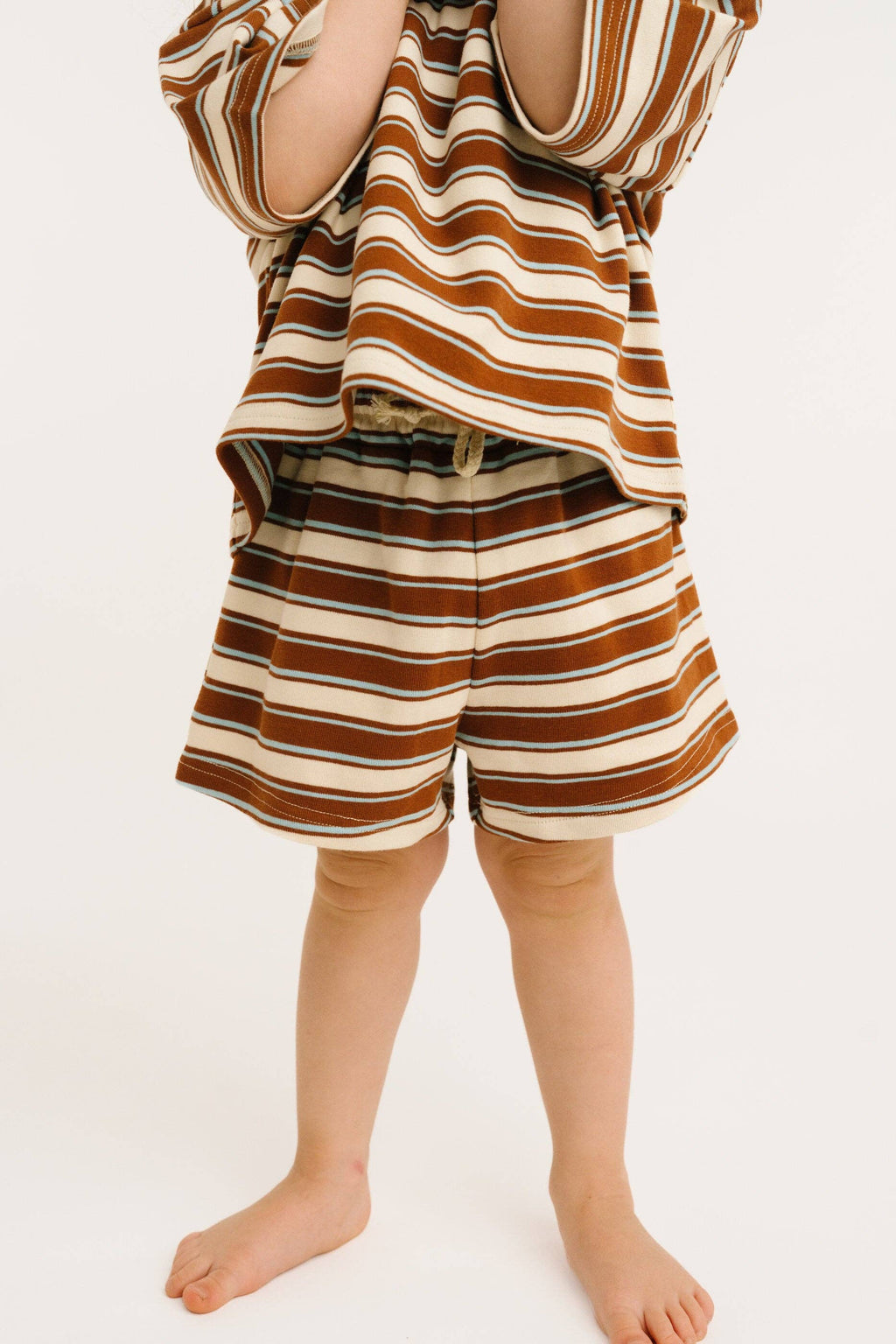 Toffee Stripe Slouchy Set