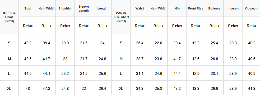 LAS Western Camouflage Casual Long 2pcs Pants Set (S-XL)