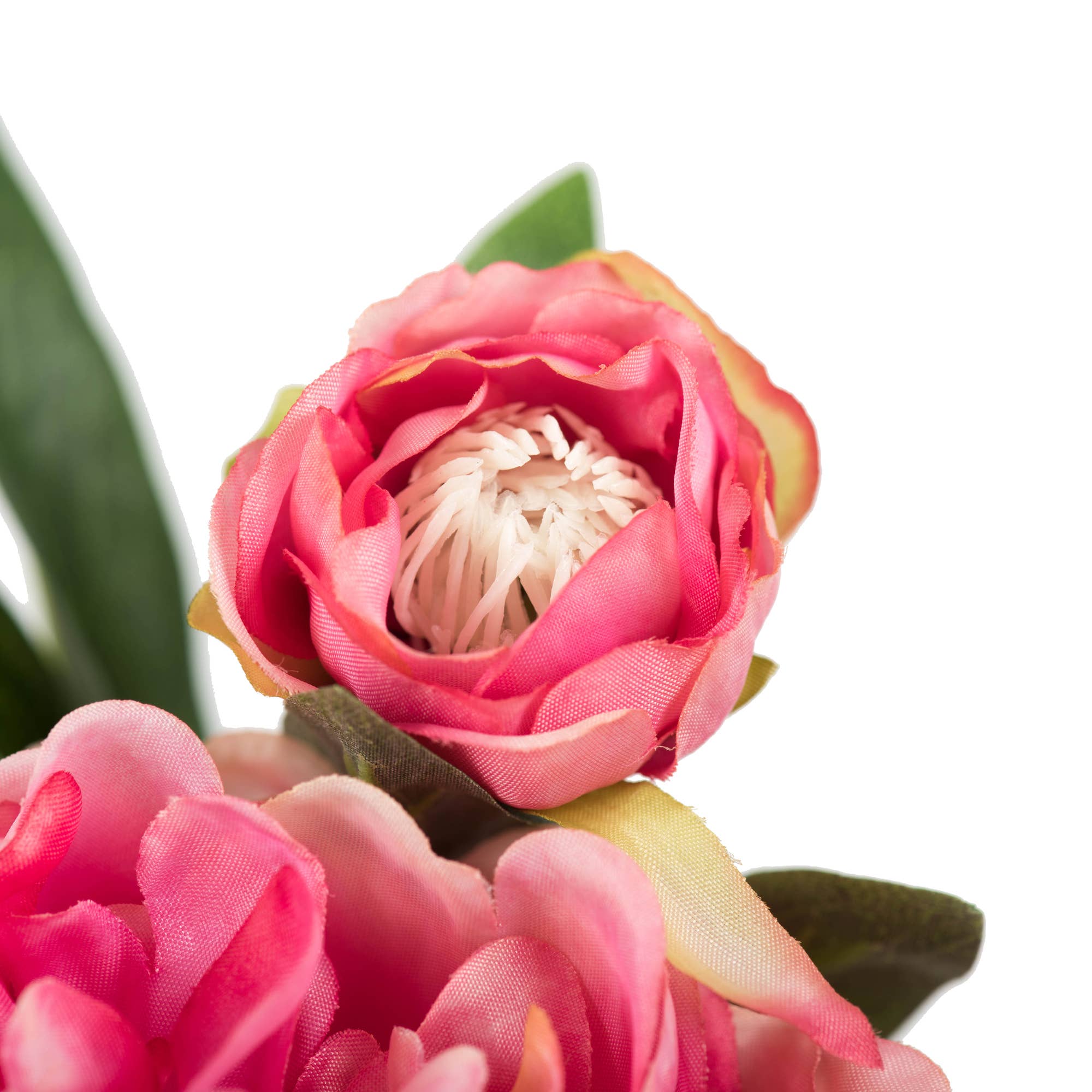 Vickerman 24" Artificial Pink Peony Stem, Set of 3